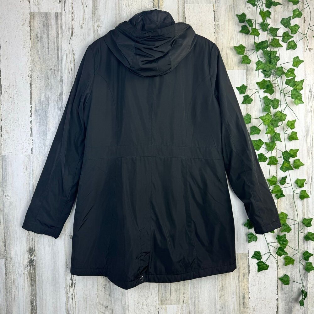 LRL Ralph Lauren Womens Black Softshell Jacket with Berber Vest Medium - Picture 6 of 9
